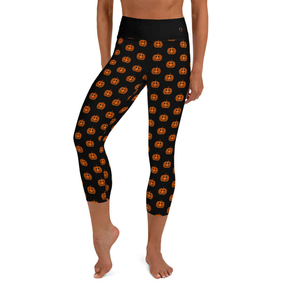 Happy Pumpkins Yoga Capris