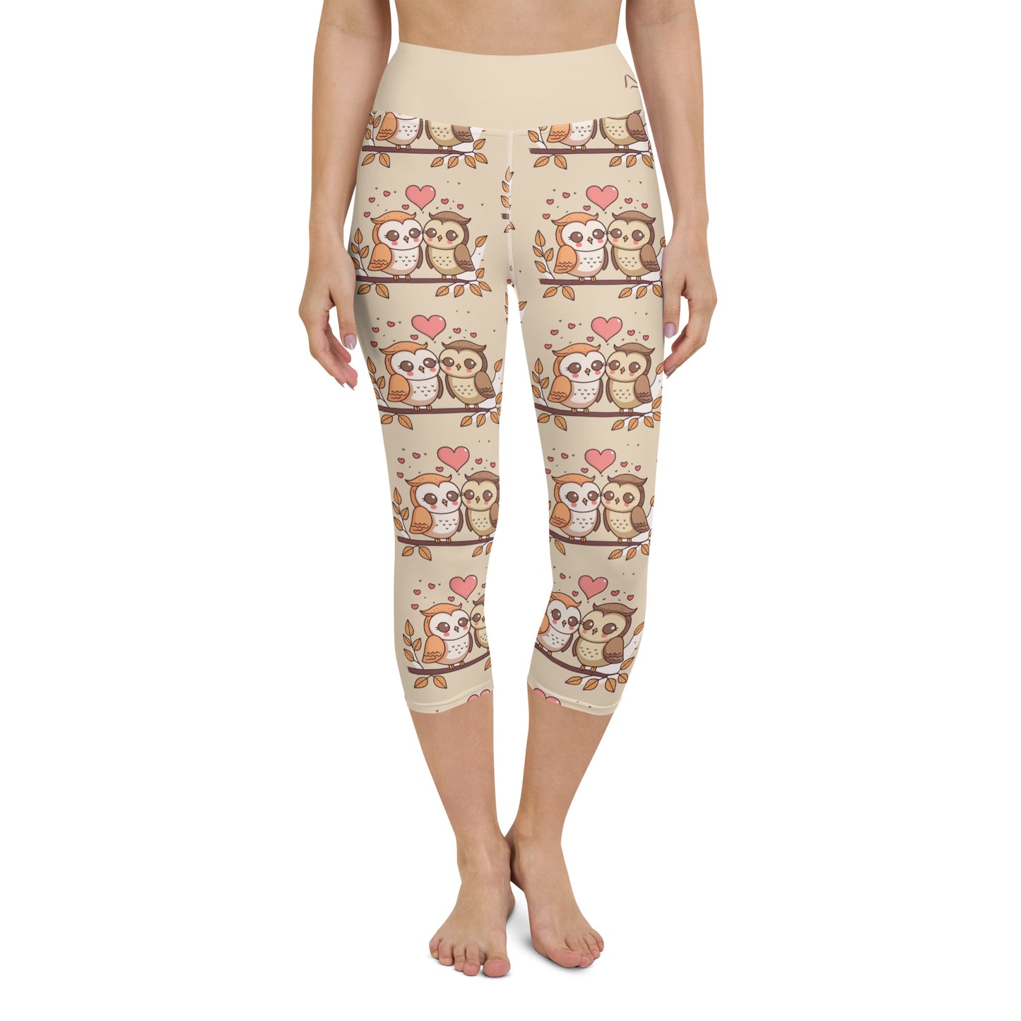 Owl the Love in the World Yoga Capris