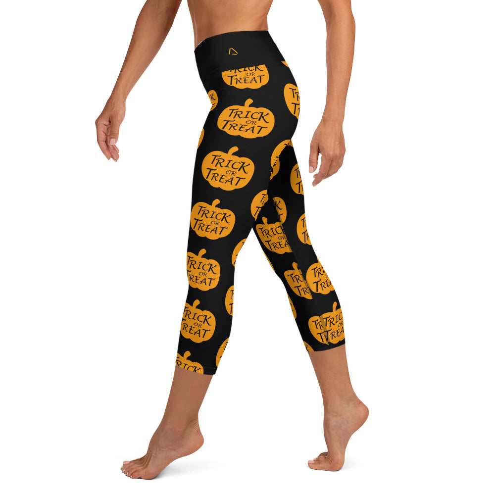 Trick or Treat Pumpkin Yoga Capris