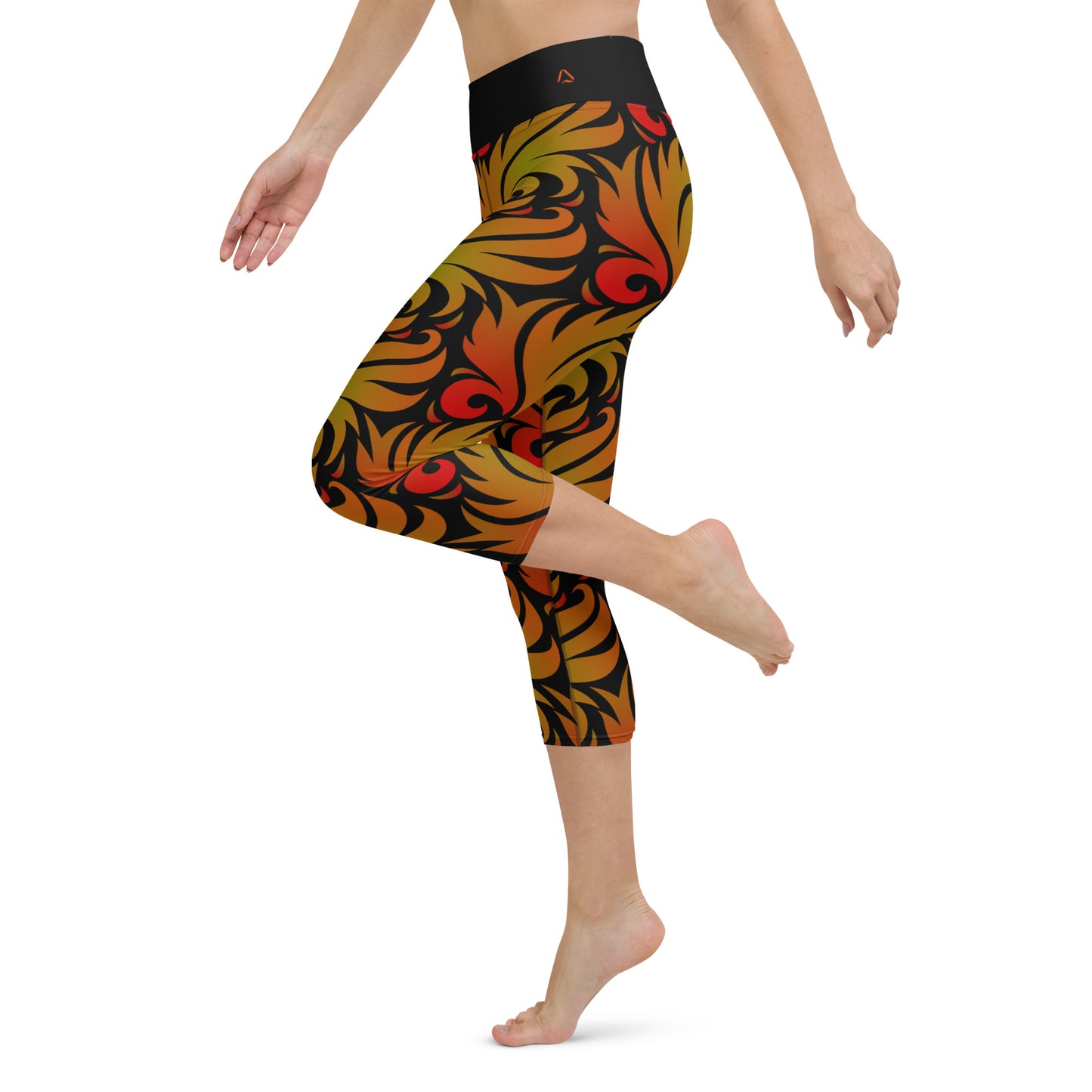 Eerily Floral Yoga Capris