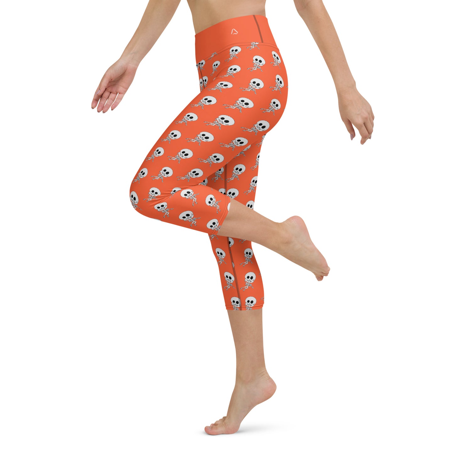 Gasper the Friendly Skeleton Yoga Capris