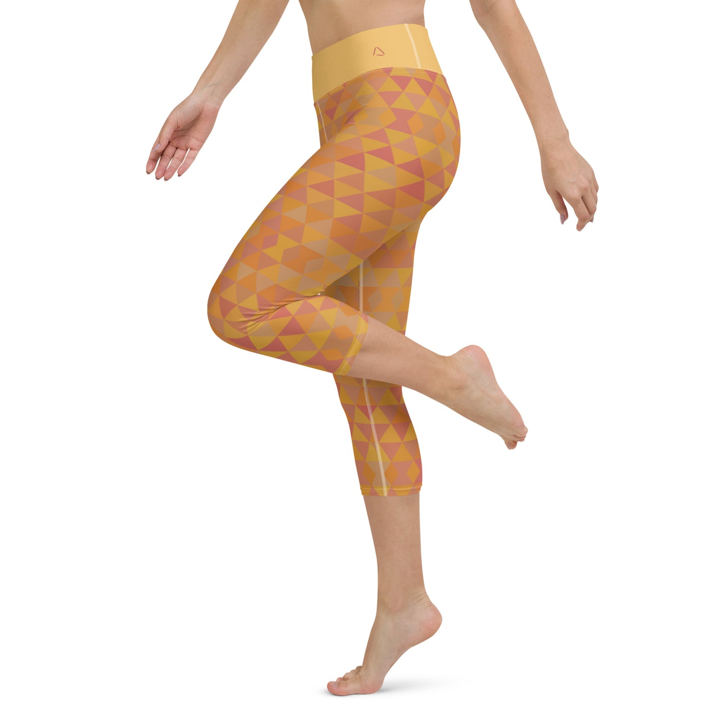 Inspiring Pumpkin Spice Isosceles Yoga Capris