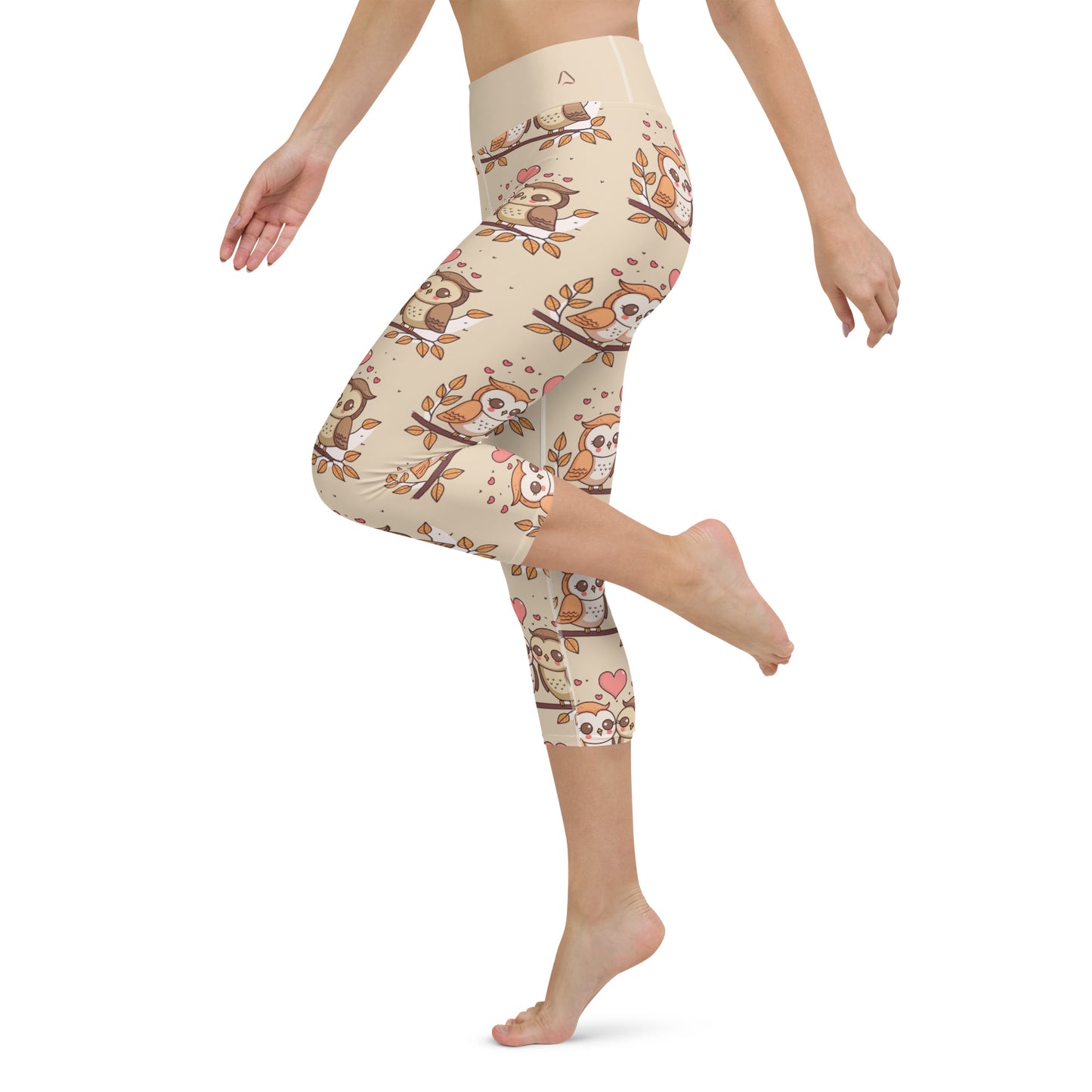 Owl the Love in the World Yoga Capris