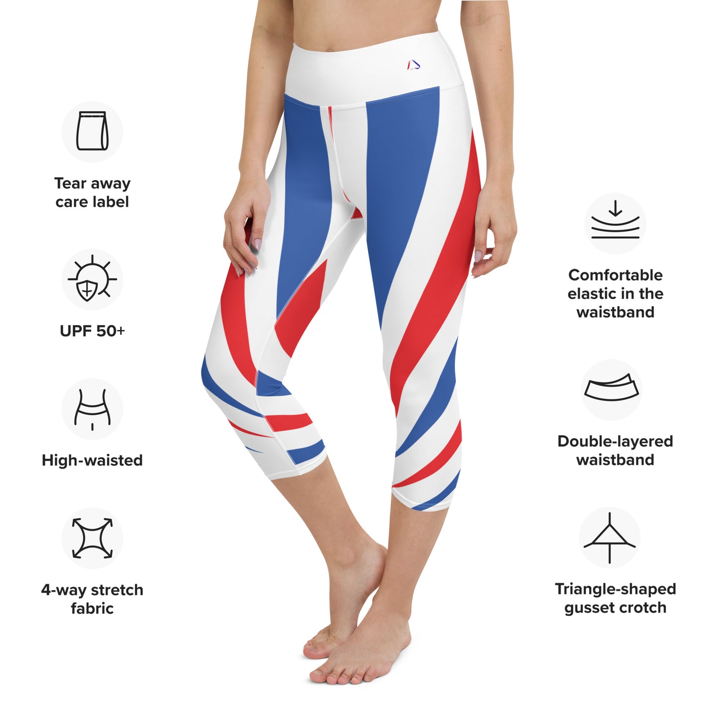 Red White & Boom Capris