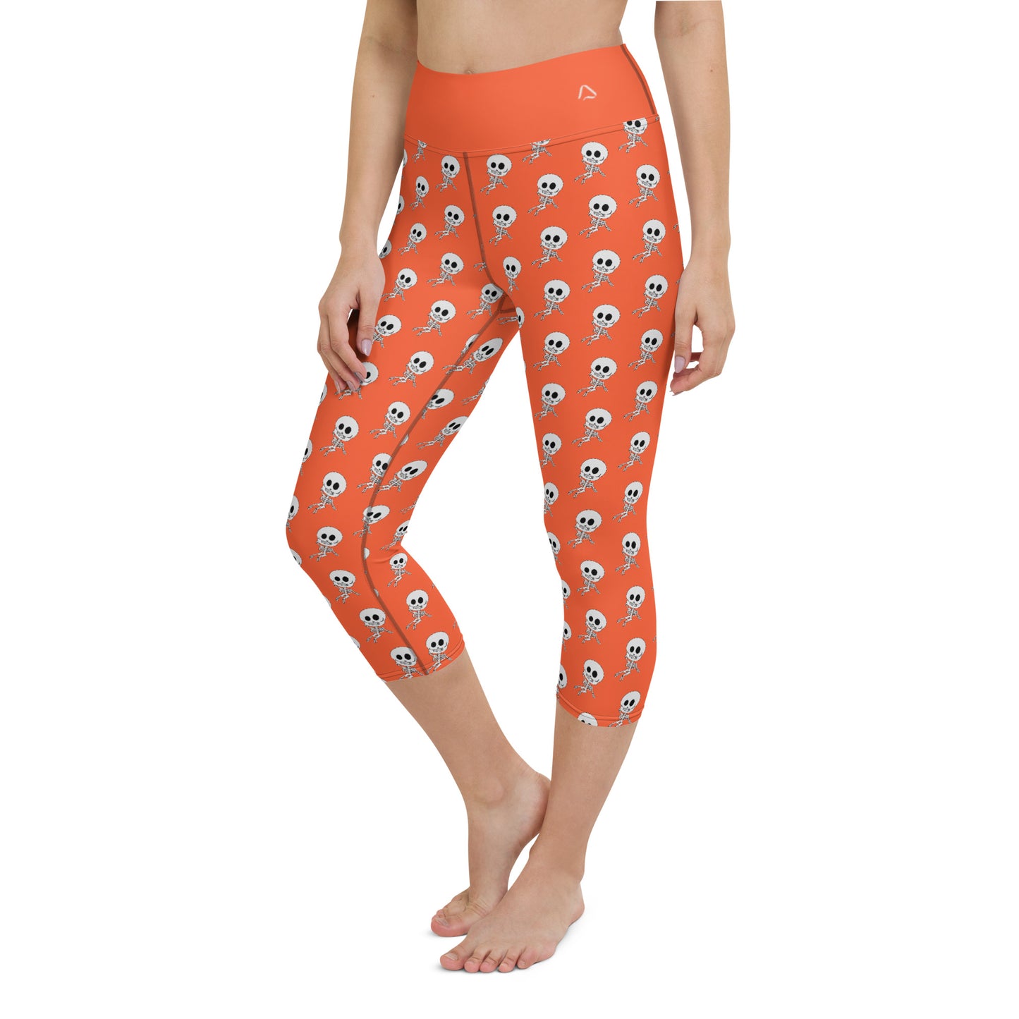 Gasper the Friendly Skeleton Yoga Capris