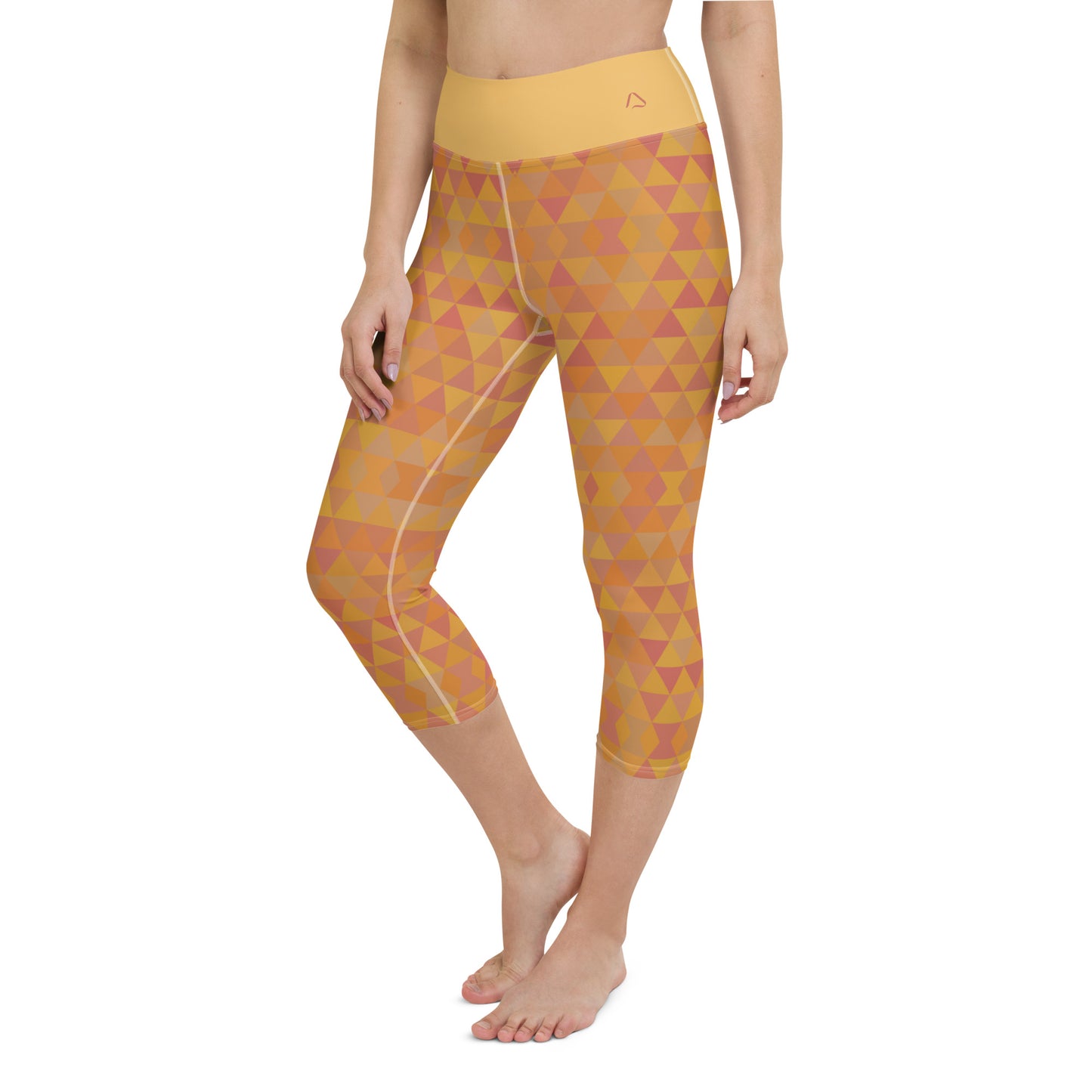 Inspiring Pumpkin Spice Isosceles Yoga Capris