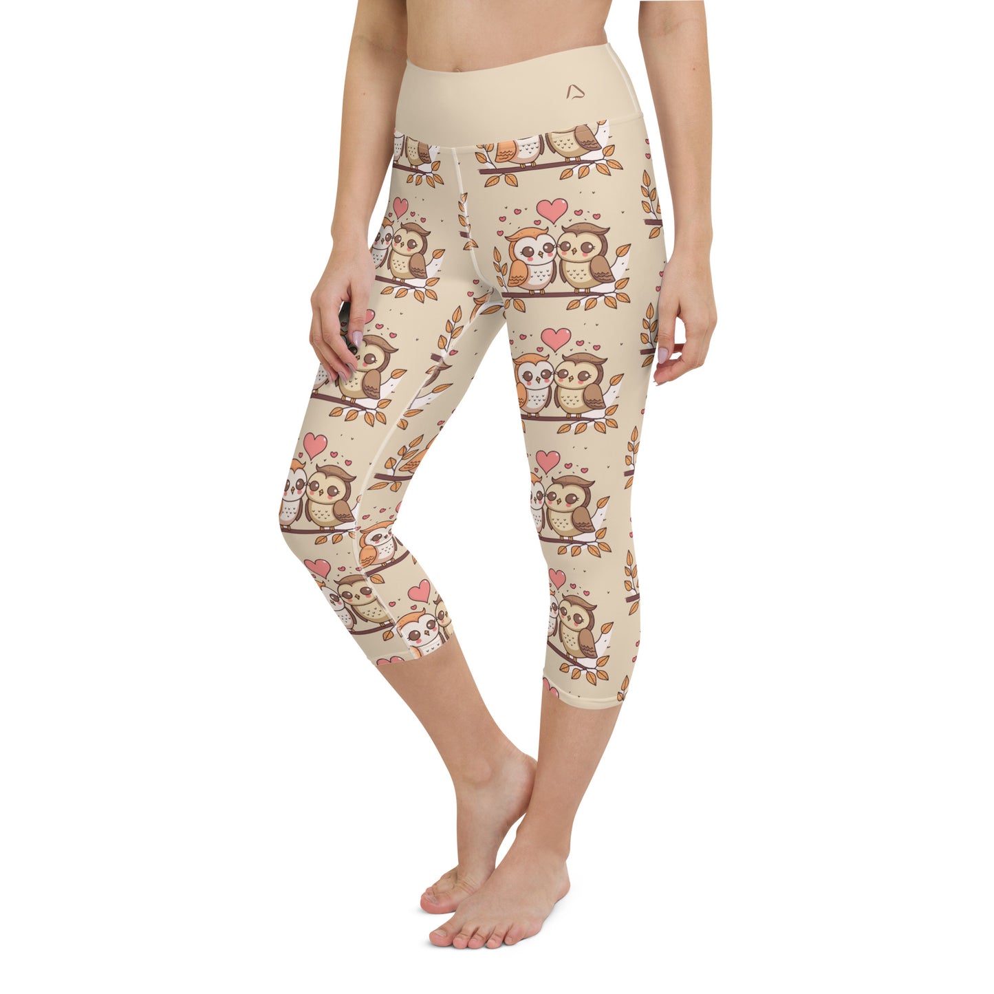 Owl the Love in the World Yoga Capris