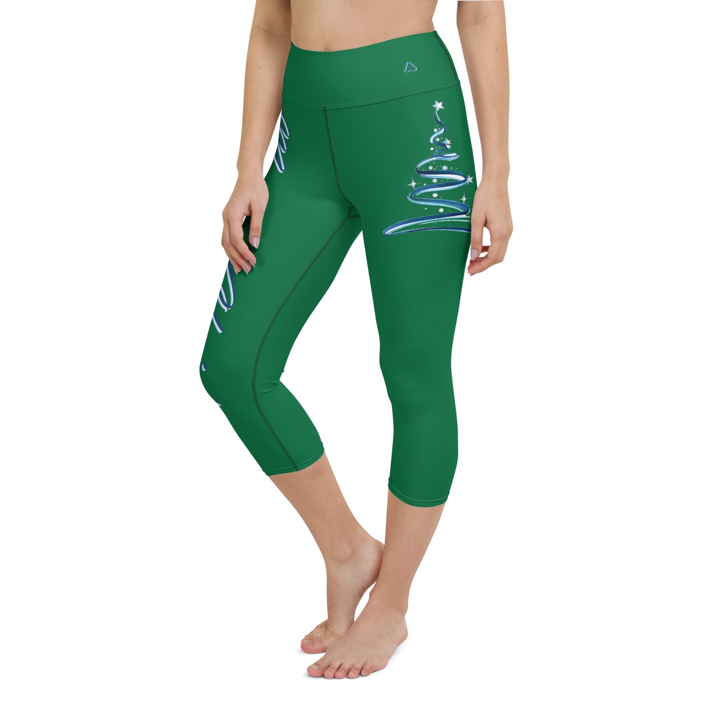 Metropolitan Merry Christmas Yoga Capri Leggings