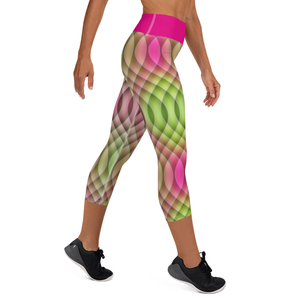 Watermelon Kaleidoscope Capris