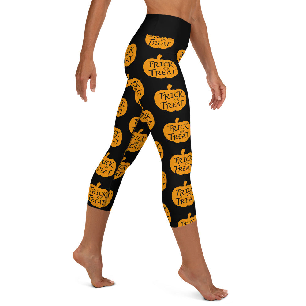 Trick or Treat Pumpkin Yoga Capris