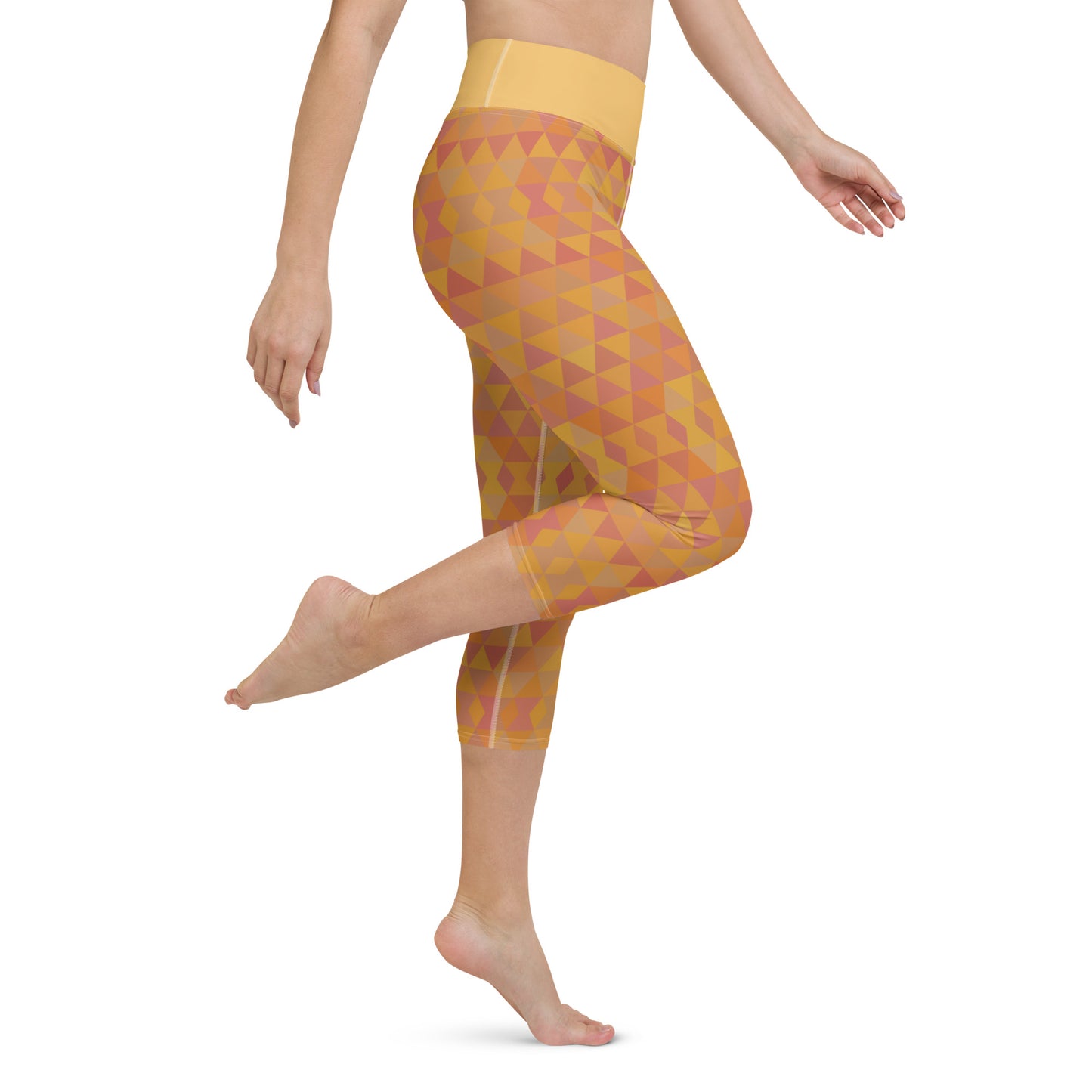 Inspiring Pumpkin Spice Isosceles Yoga Capris