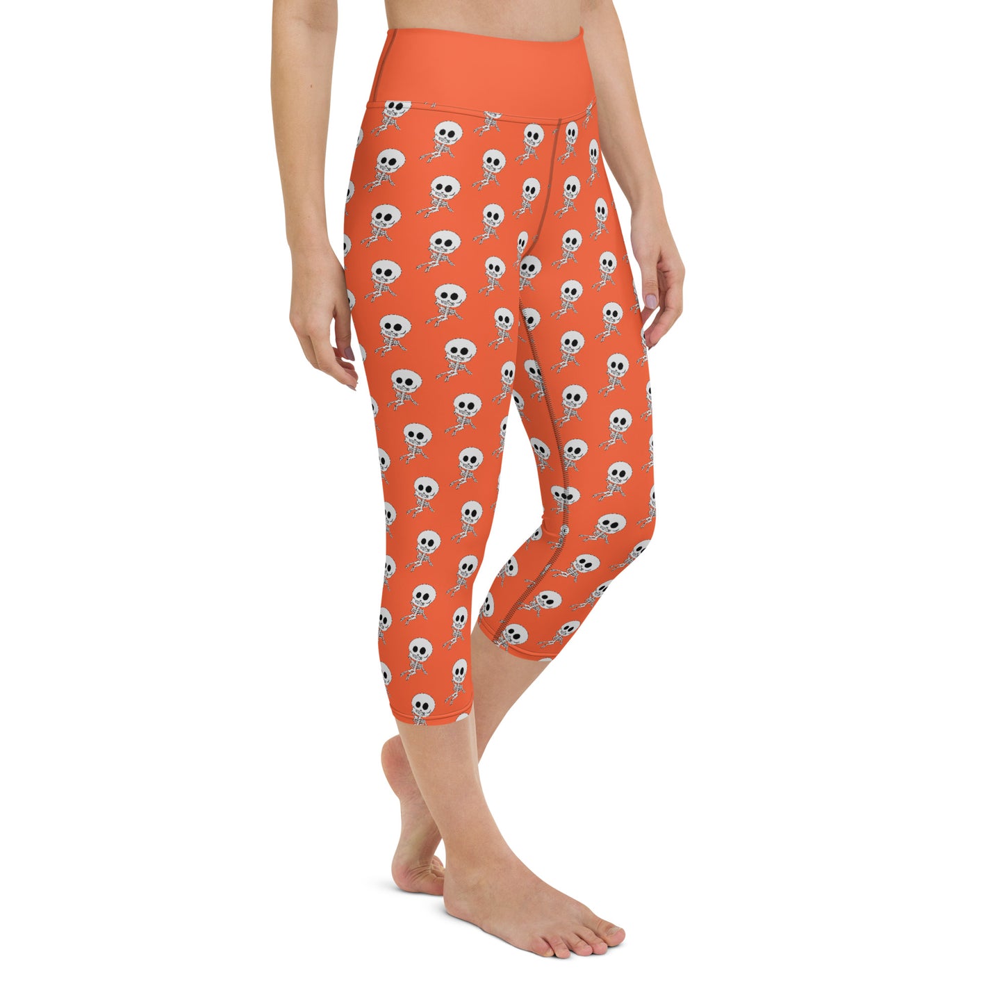 Gasper the Friendly Skeleton Yoga Capris