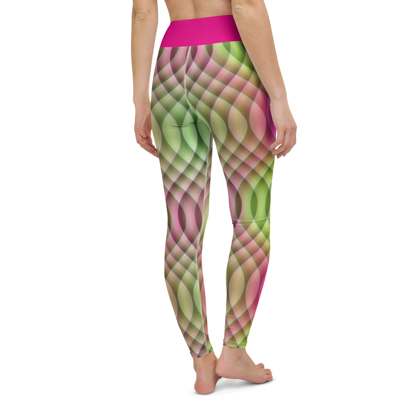 Watermelon Kaleidoscope Yoga Leggings