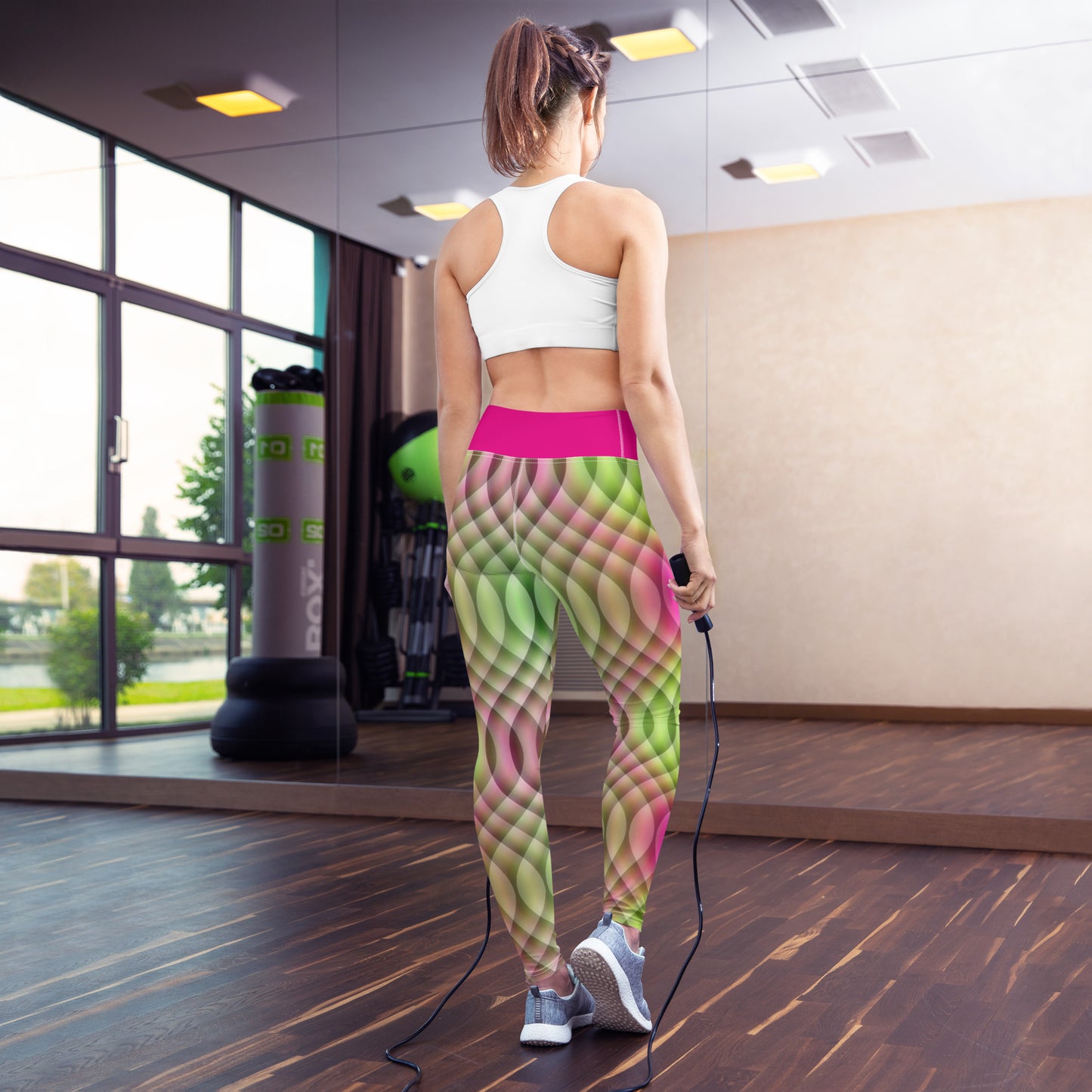 Watermelon Kaleidoscope Yoga Leggings