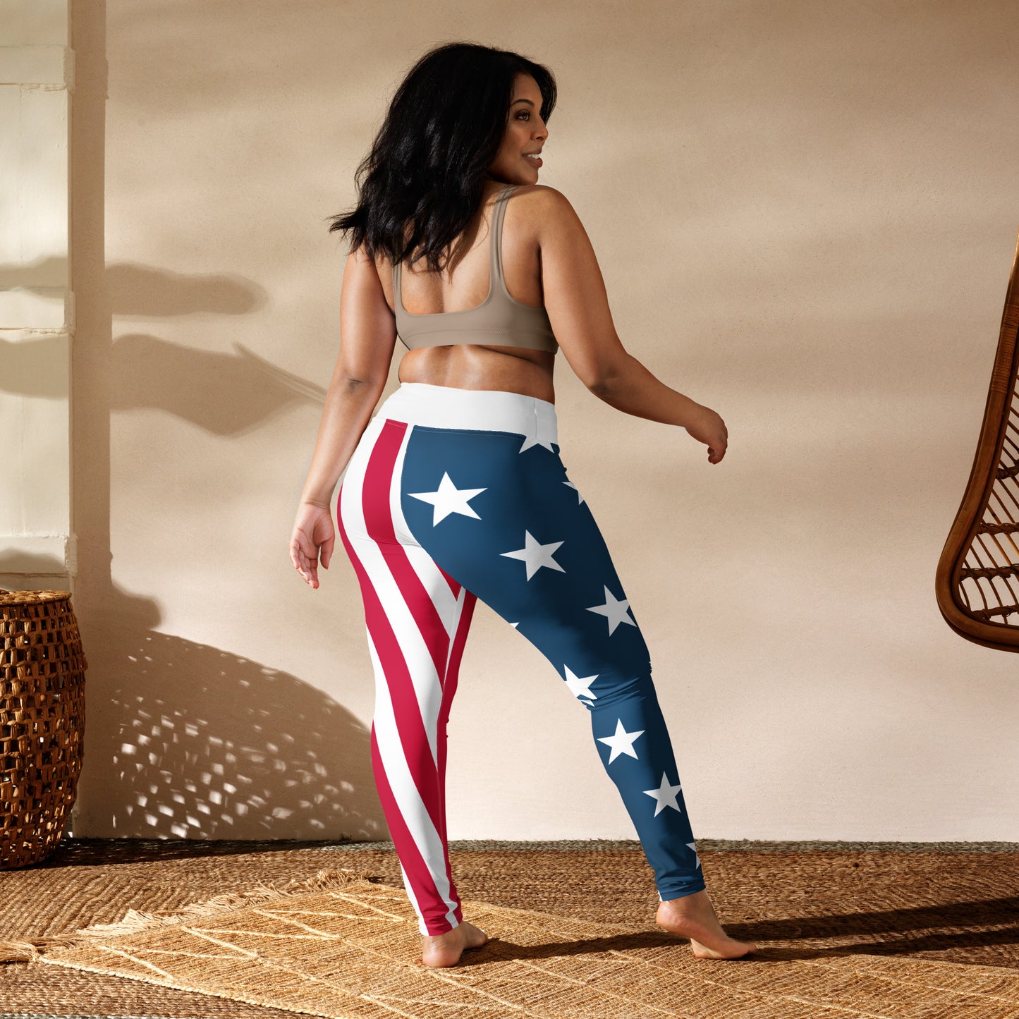 Stars & Stripes Yoga Leggings