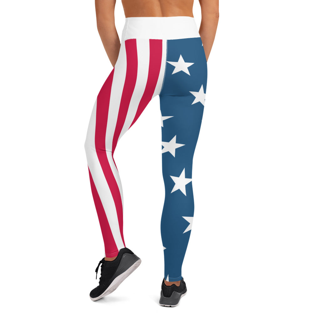 Stars & Stripes Yoga Leggings