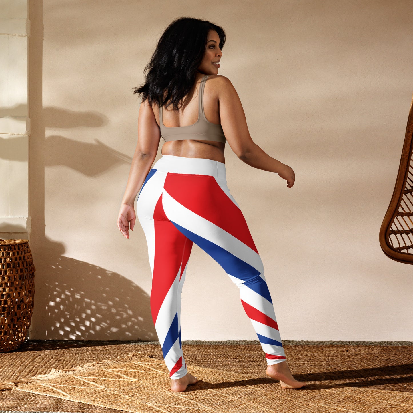 Red White & Boom Yoga Leggings