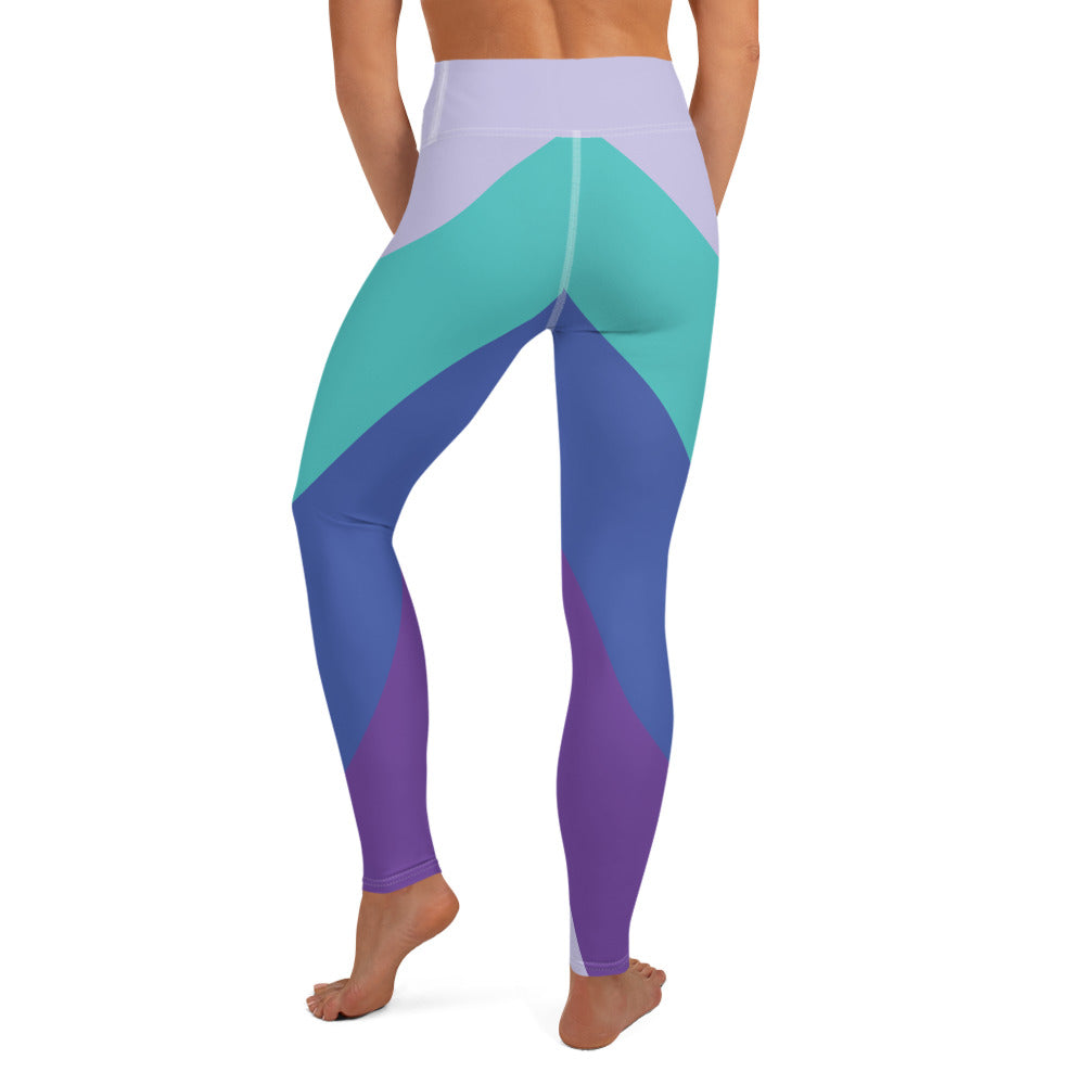 Summer Evening Sky Yoga Leggings