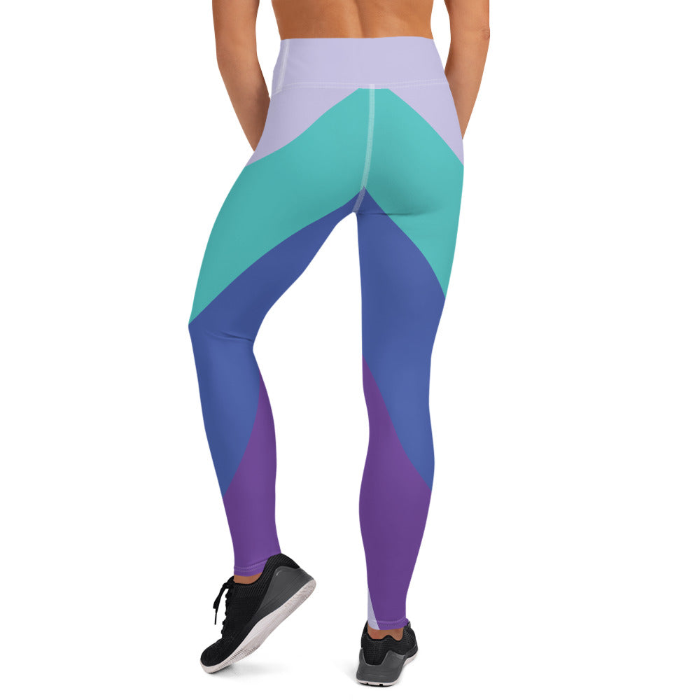 Summer Evening Sky Yoga Leggings