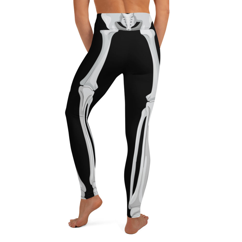 Skeleton Costume Yoga Leggings