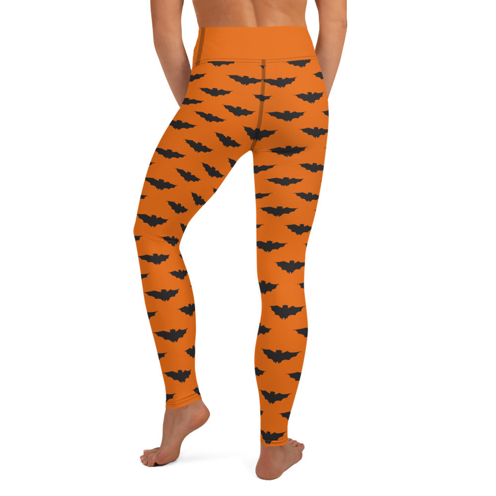 Orange You Batty Yoga Leggings