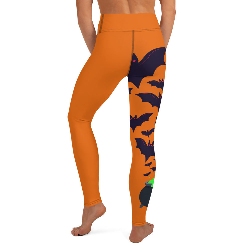 Big Flying Bats Yoga Leggings