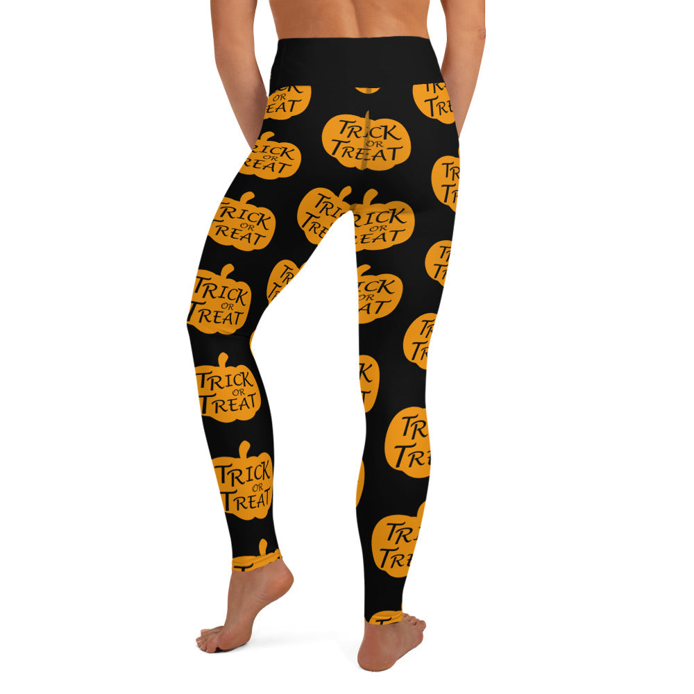 Trick or Treat Pumpkin Yoga Leggings