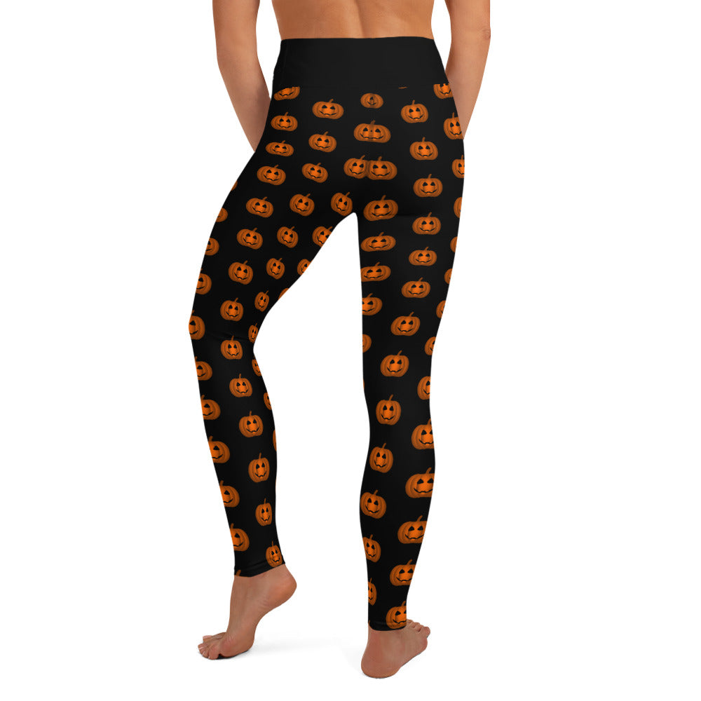 Happy Pumpkins Yoga Leggings