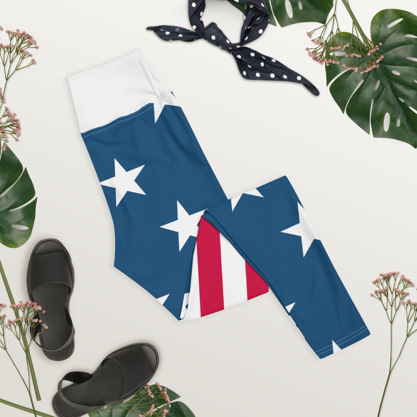 Stars & Stripes Yoga Leggings