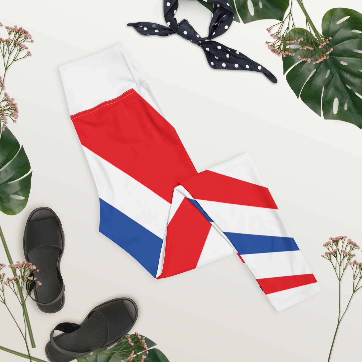 Red White & Boom Yoga Leggings