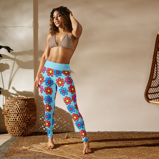 Dazzling Daisies Yoga Leggings