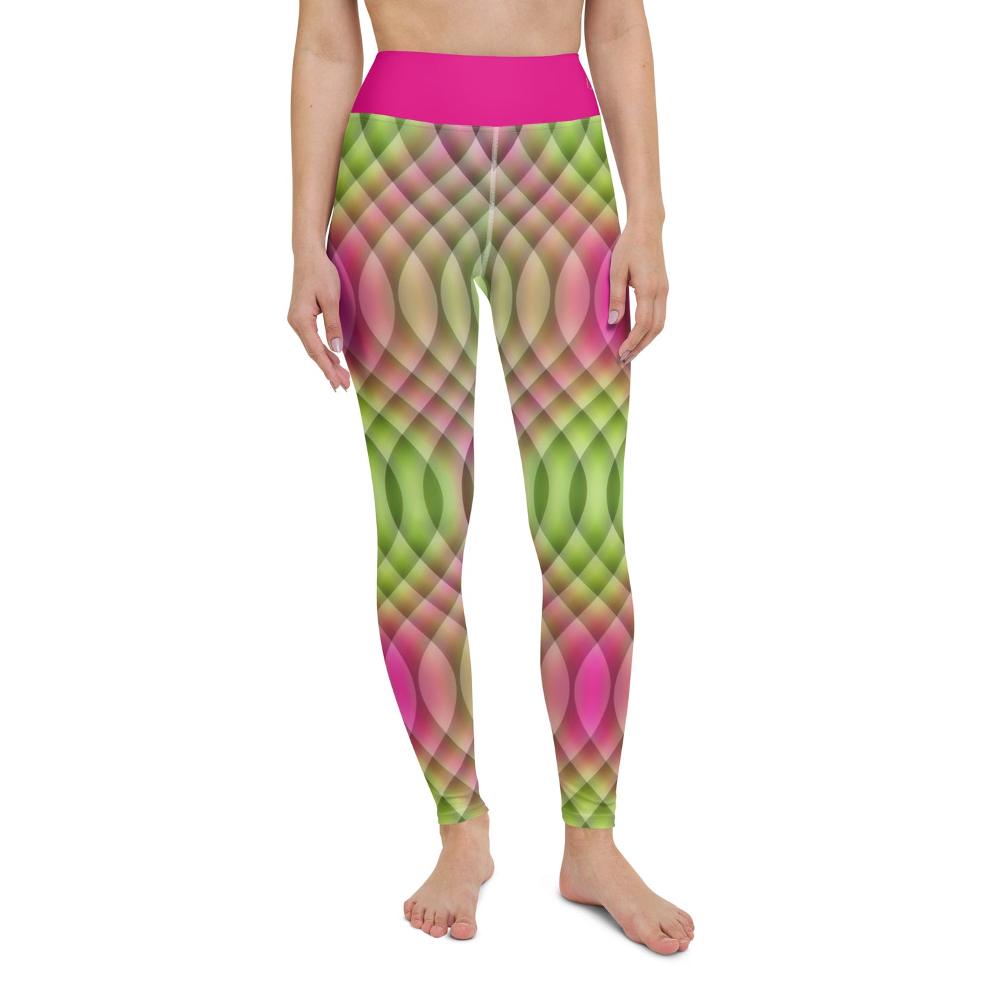 Watermelon Kaleidoscope Yoga Leggings