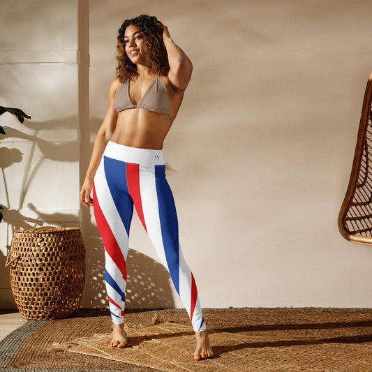 Red White & Boom Yoga Leggings