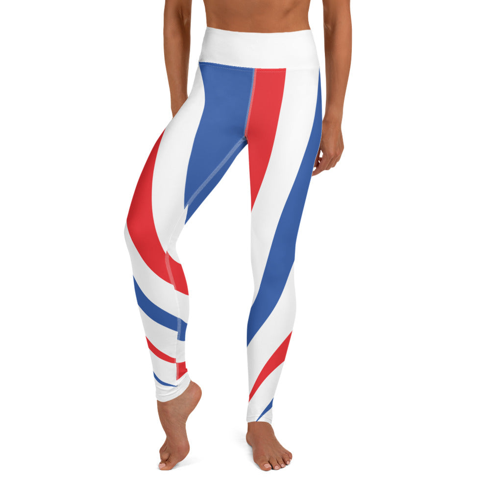 Red White & Boom Yoga Leggings