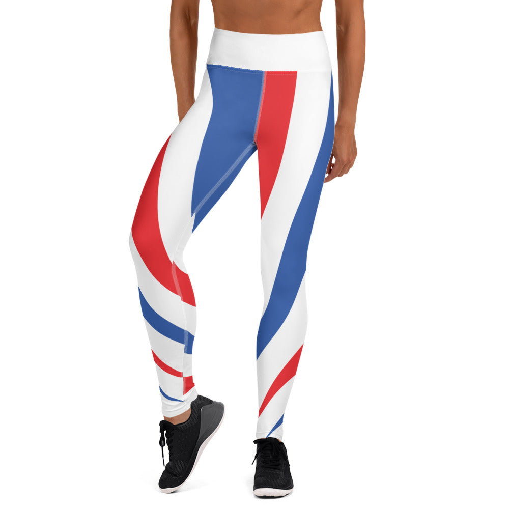 Red White & Boom Yoga Leggings