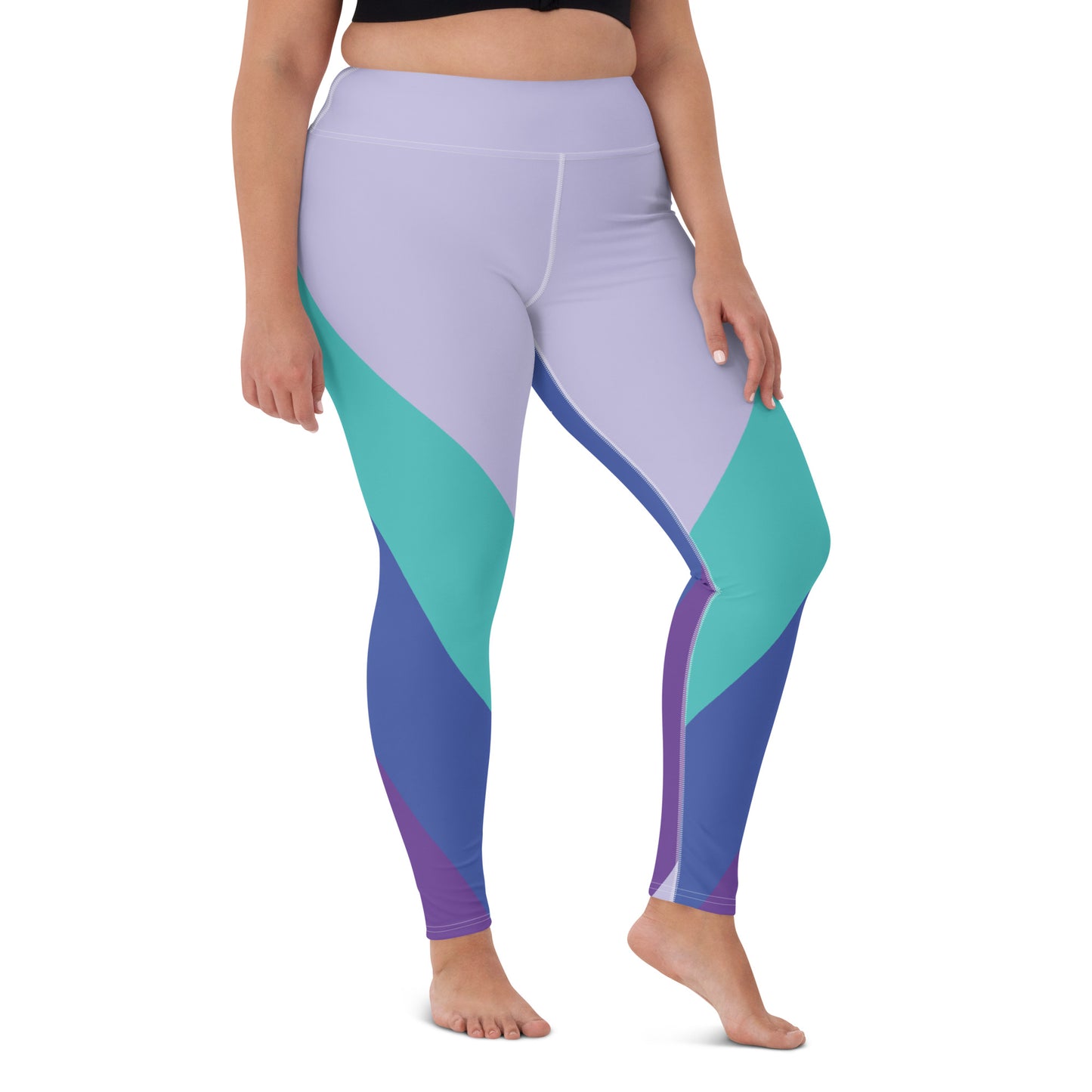 Summer Evening Sky Yoga Leggings