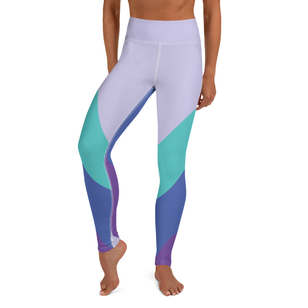 Summer Evening Sky Yoga Leggings