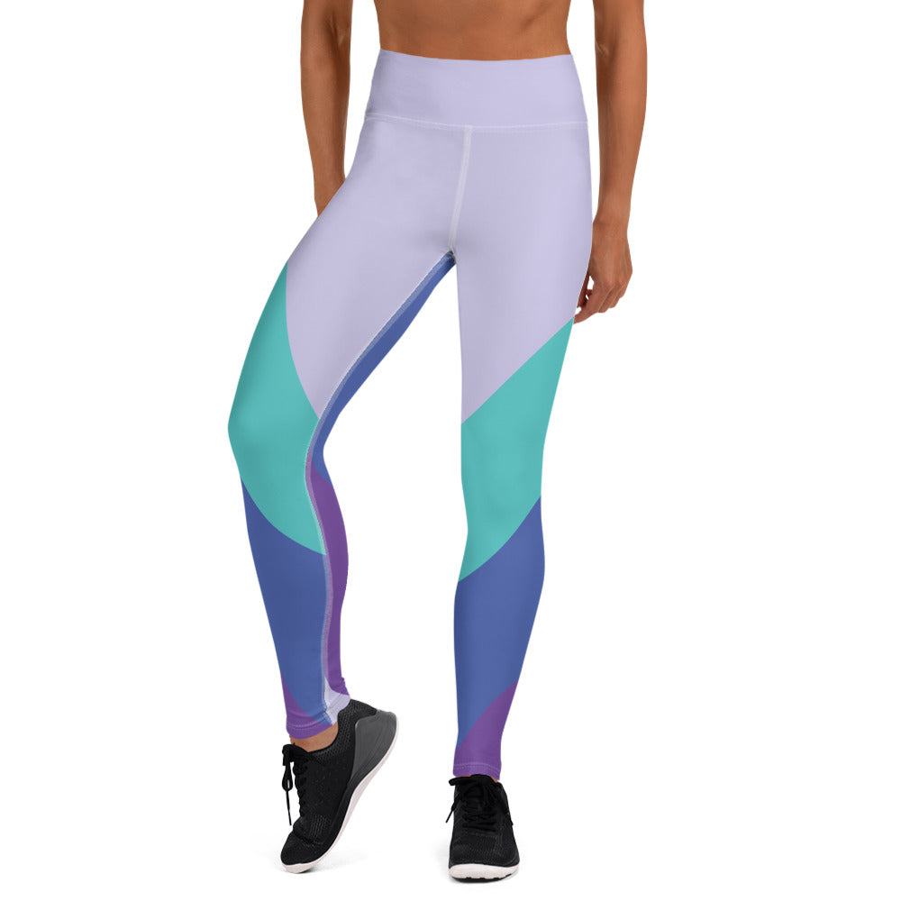 Summer Evening Sky Yoga Leggings