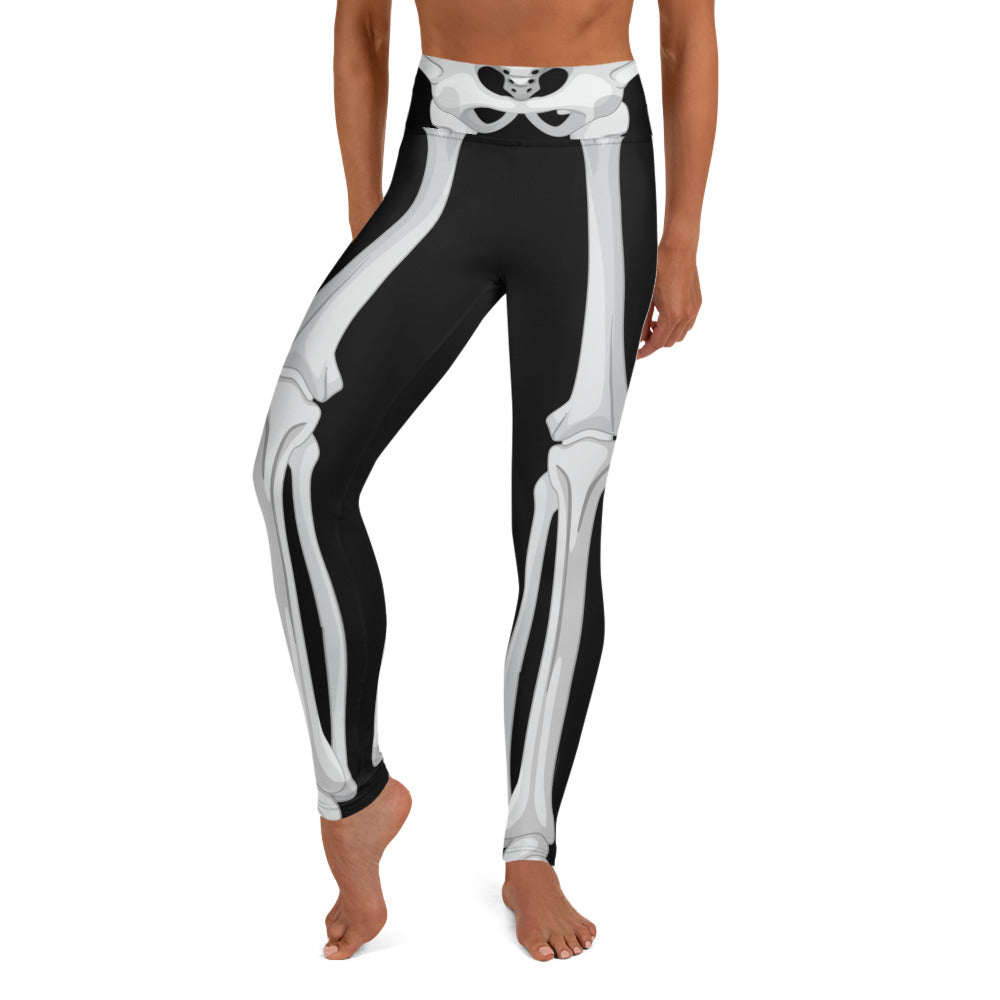 Skeleton Costume Yoga Leggings