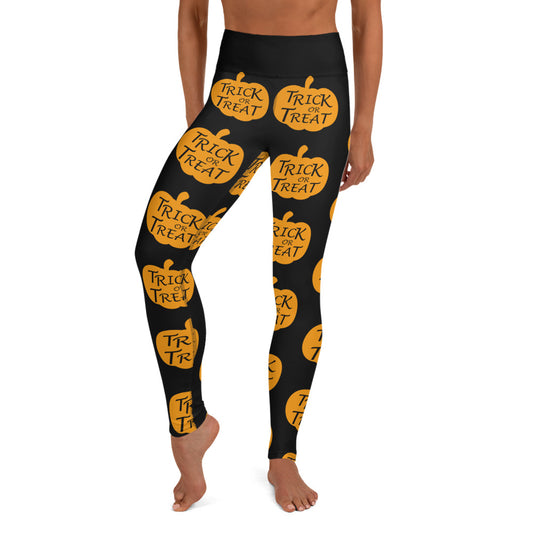 Trick or Treat Pumpkin Yoga Leggings