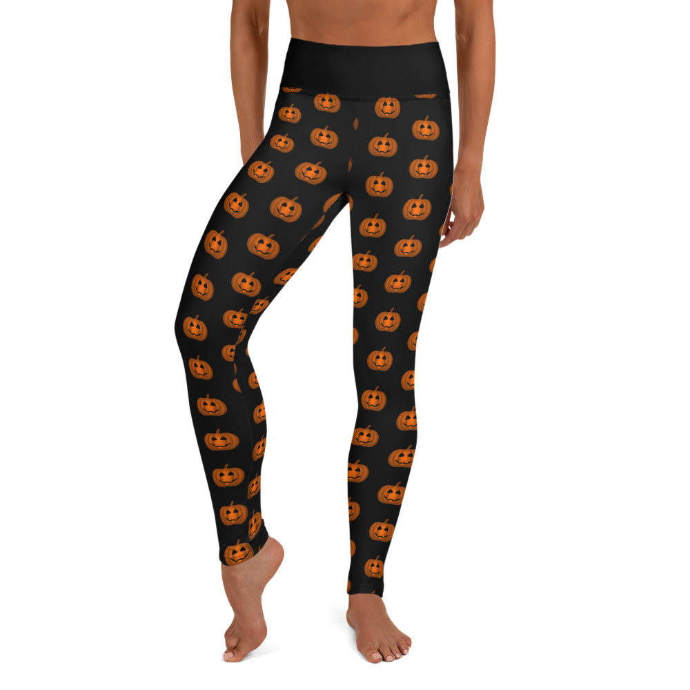 Happy Pumpkins Yoga Leggings