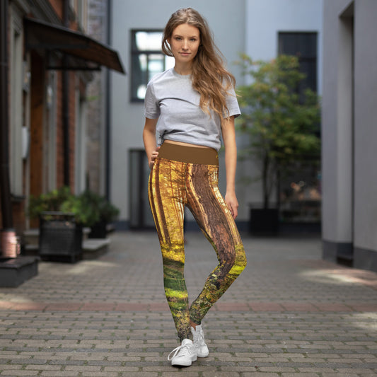 If a Tree Falls in the Forest Yoga Leggings