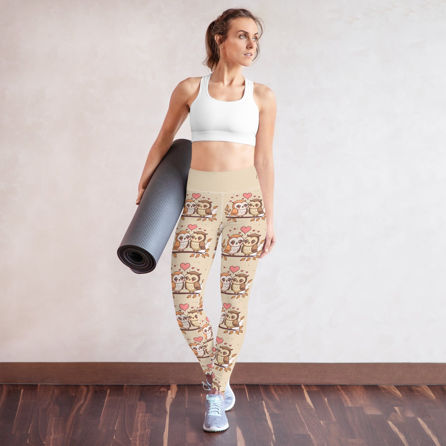 Owl the Love in the World Yoga Leggings