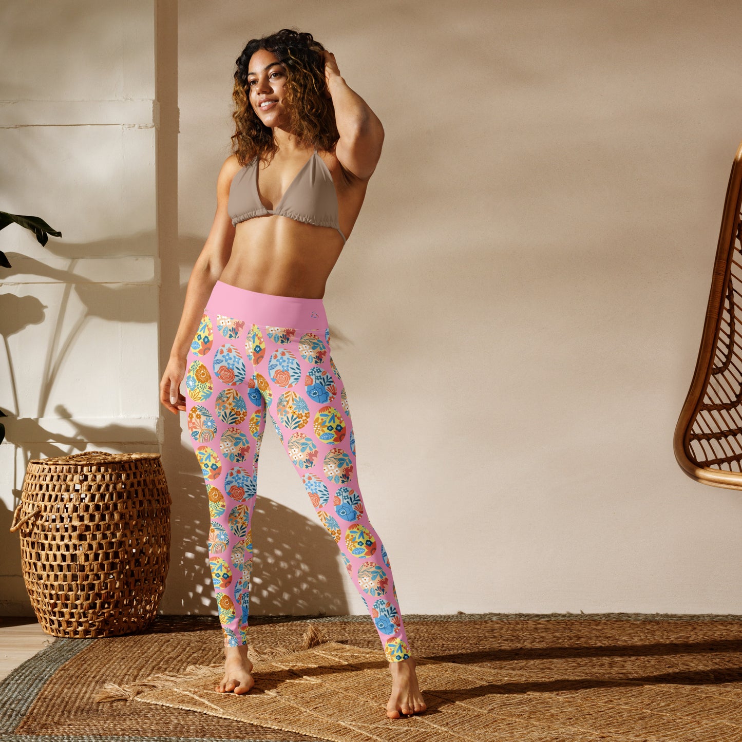 Easter Eggs Yoga Leggings