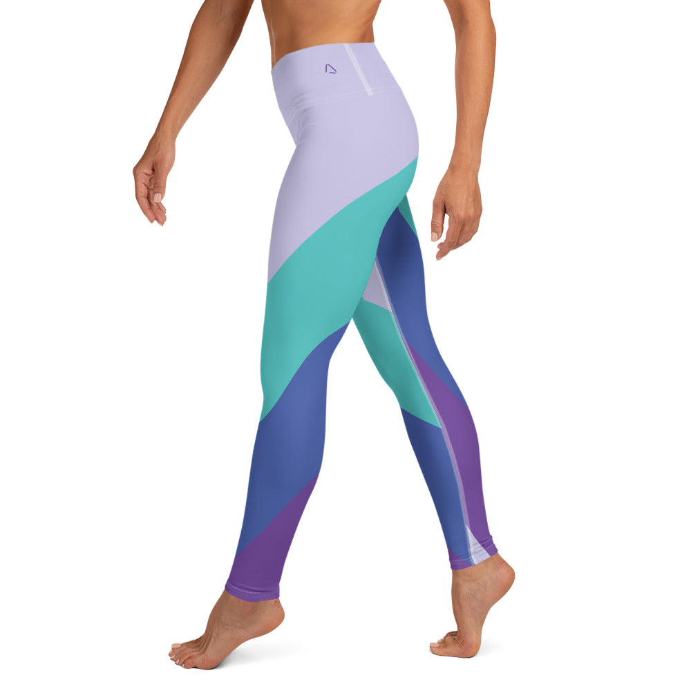 Summer Evening Sky Yoga Leggings