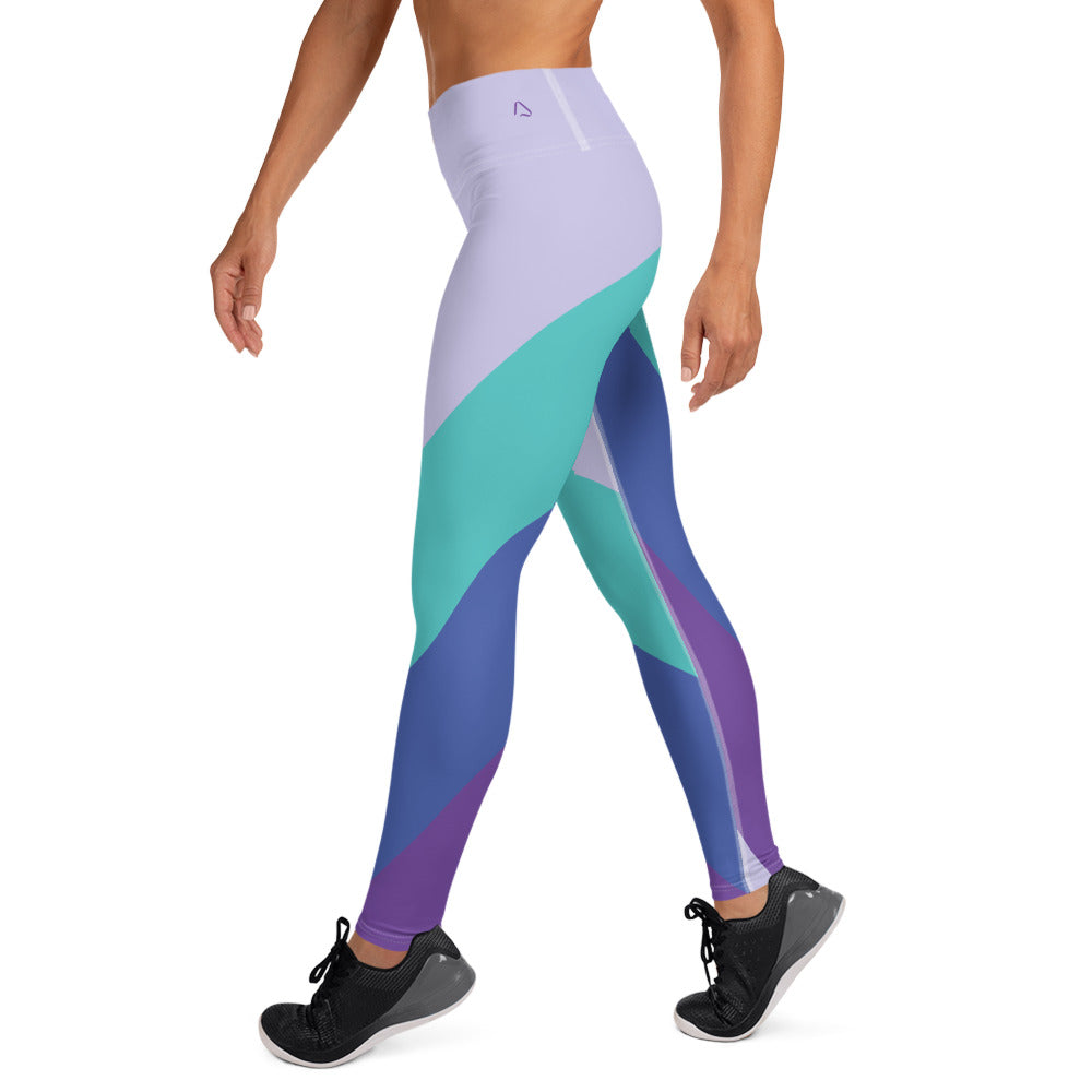 Summer Evening Sky Yoga Leggings