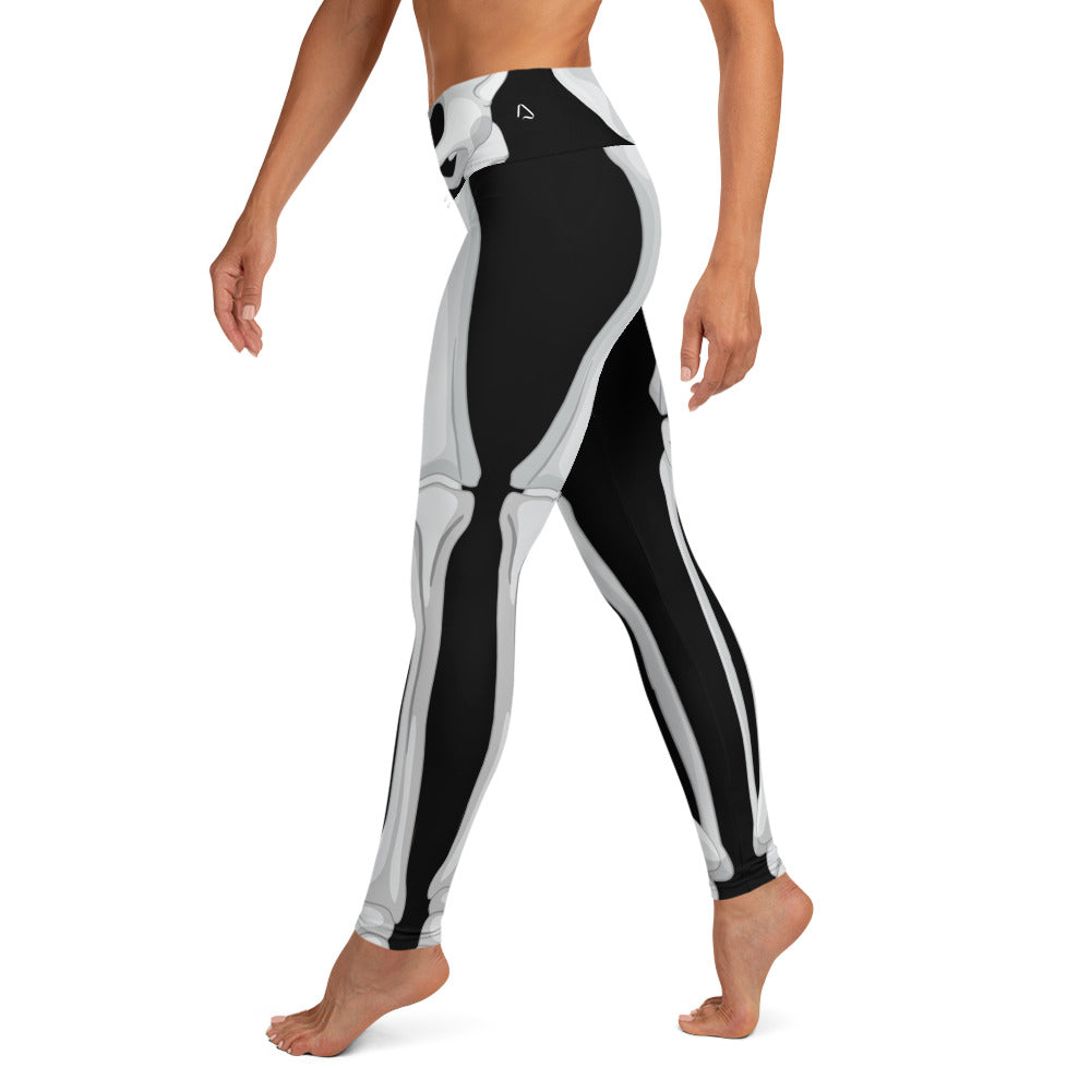 Skeleton Costume Yoga Leggings