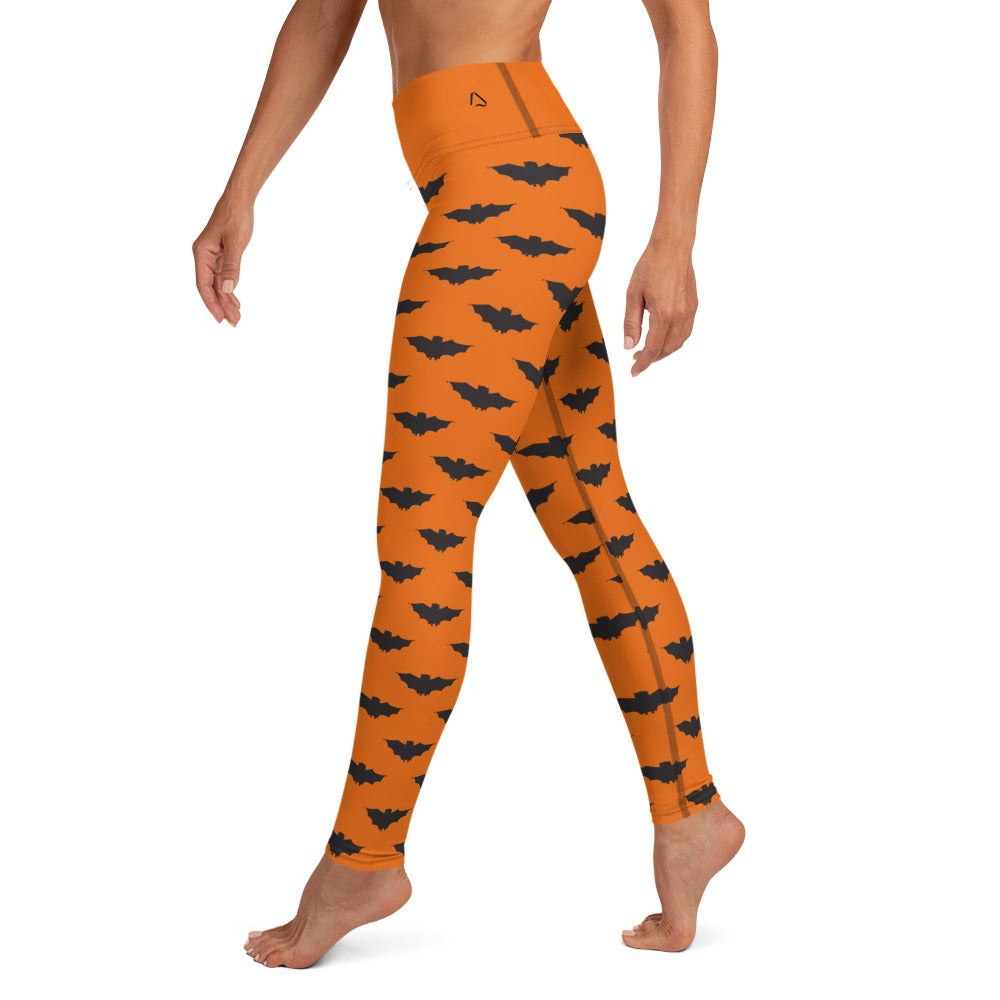 Orange You Batty Yoga Leggings