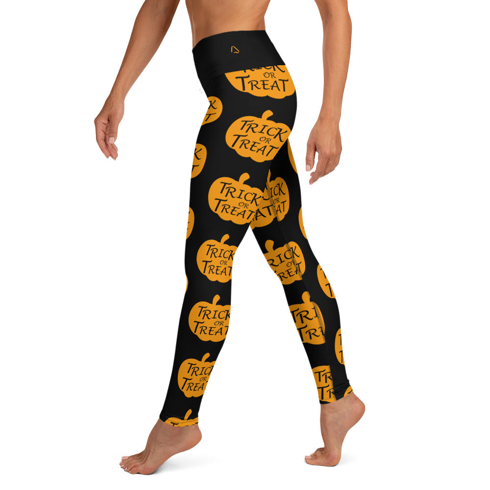 Trick or Treat Pumpkin Yoga Leggings