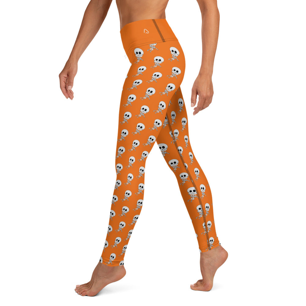 Gasper the Friendly Skeleton Yoga Leggings